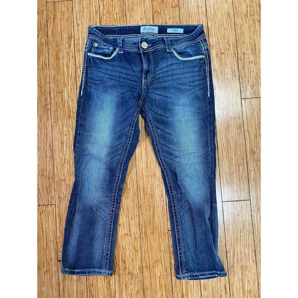 Daytrip Virgo Straight Cut Jeans Size 31 Stretch 25 x 31 - Picture 1 of 8